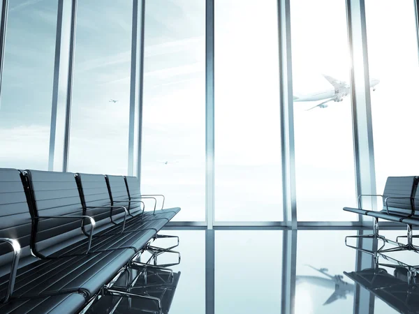 Airport interior — Stock Photo, Image