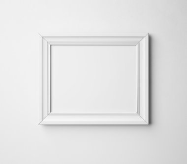 resim çerçevesi üzerinde beyaz bir duvar