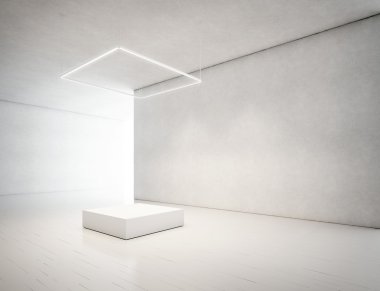 sunum odası iç podyum ile