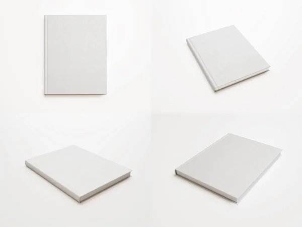 Conjunto de livros em branco — Fotografia de Stock