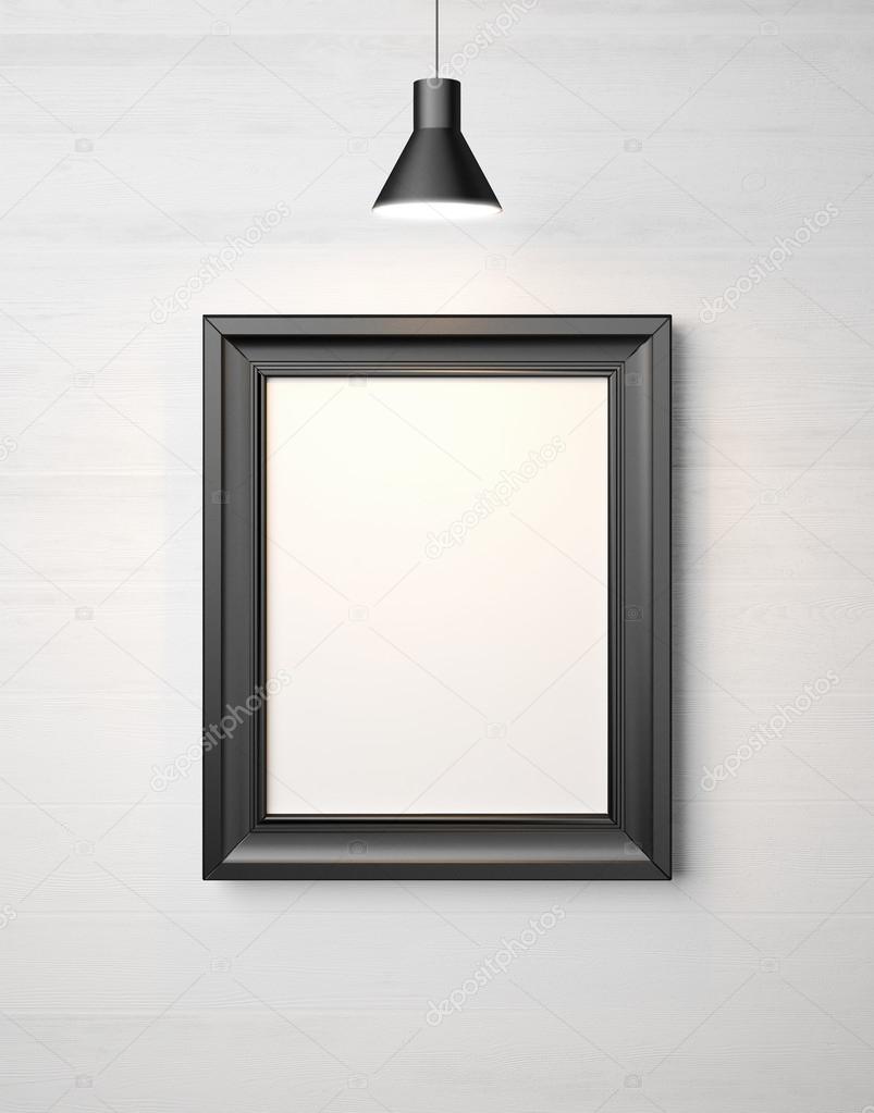 Picture frame and luminaire