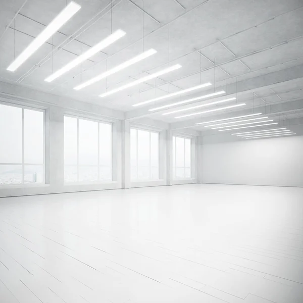 Bright empty loft — Stock Photo, Image