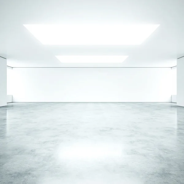 Empty white interior — Stock Photo, Image