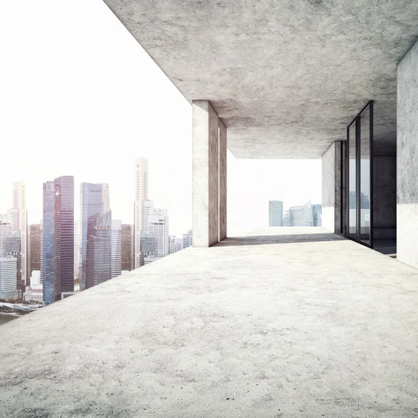 Office building balcony — Stock Photo, Image