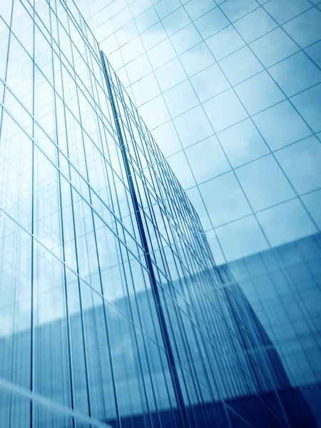 Skyscraper's glass walls — Stock Photo, Image