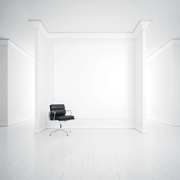 White interior with armchair Stock Photo