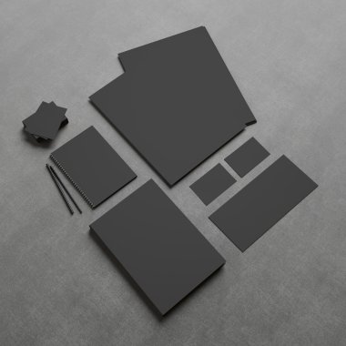 öğeleri marka siyah