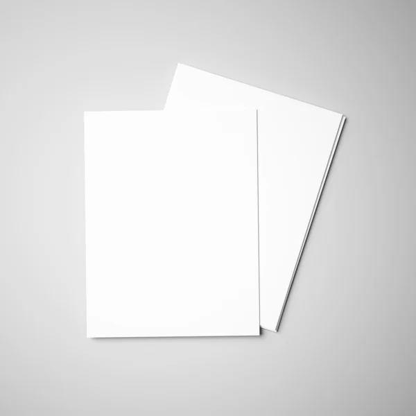 Papers on gray — Stock Photo, Image