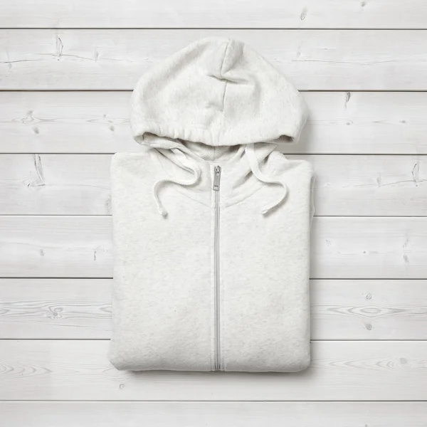 Witte hoodie — Stockfoto