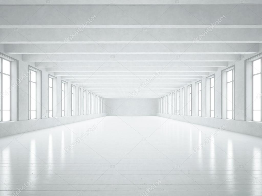 White loft interior 