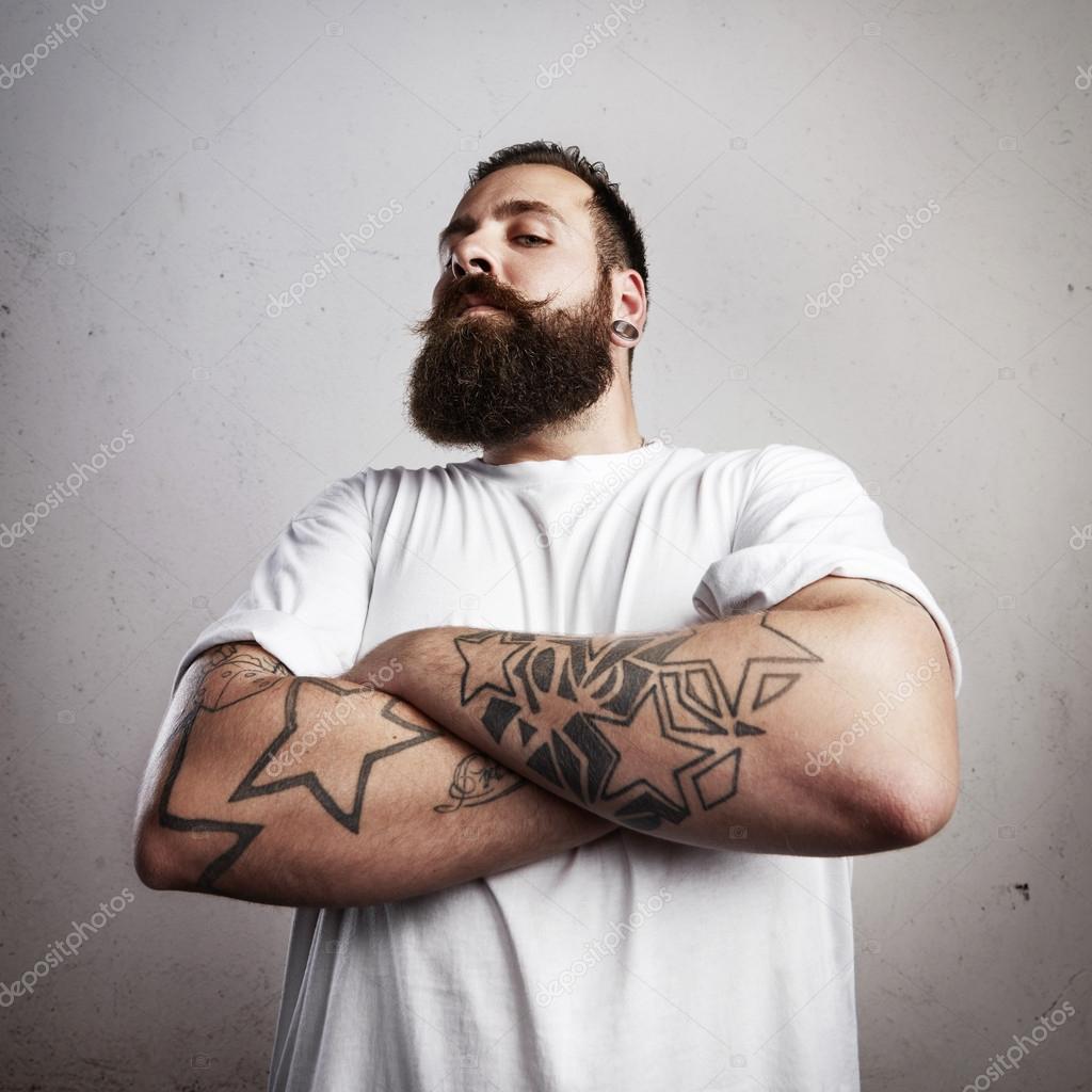 Adorable vintage man with stylish beard and mustache Ornamental design for  tattoo logo sign emblem tshirt embroidery crafting sublimation  21826102 Vector Art at Vecteezy