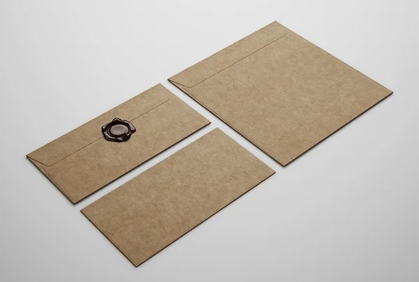 Enveloppes Vintage marron — Photo