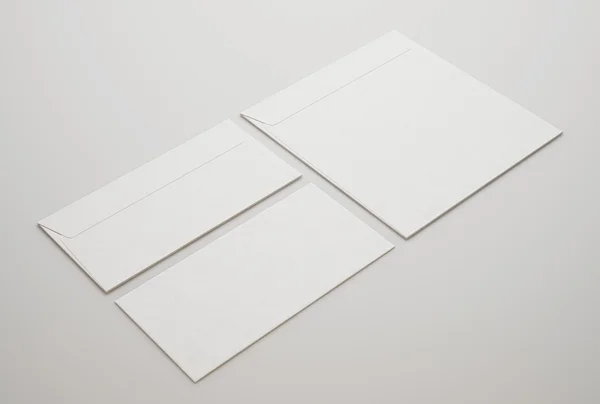 Envelopes brancos — Fotografia de Stock