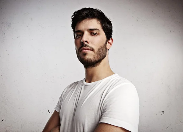 Portrait of a young attractive man — Stock Photo, Image