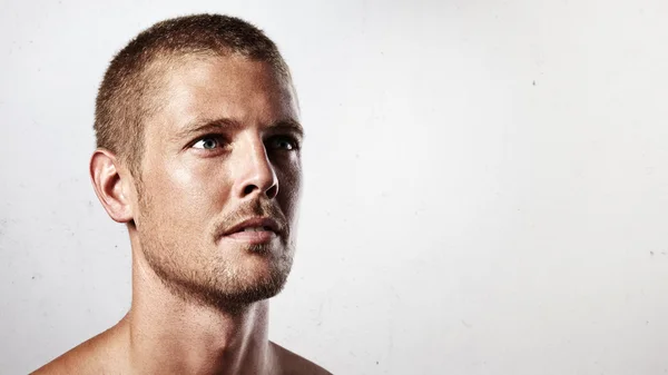 Close-up portrait of a handsome man — Stock Photo, Image