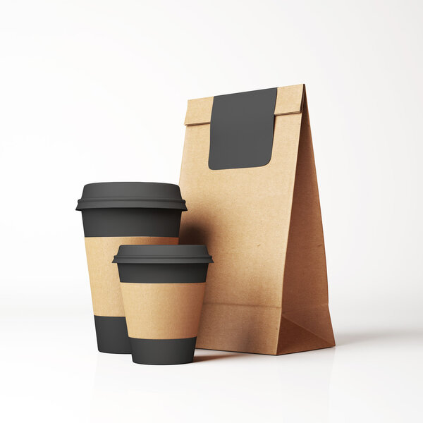 Bag and cups