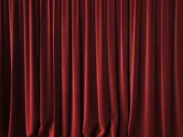 Red curtain — Stock Photo, Image