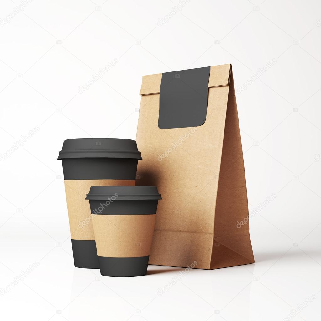 Bag and cups