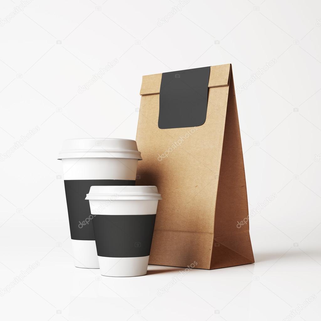 Bag and cups