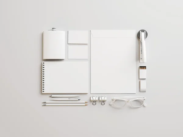 White branding elements Set — Stock Photo, Image