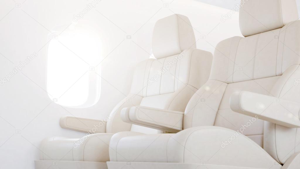 Airplane cabin interior