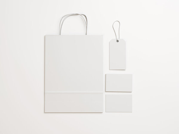 White branding elements Set