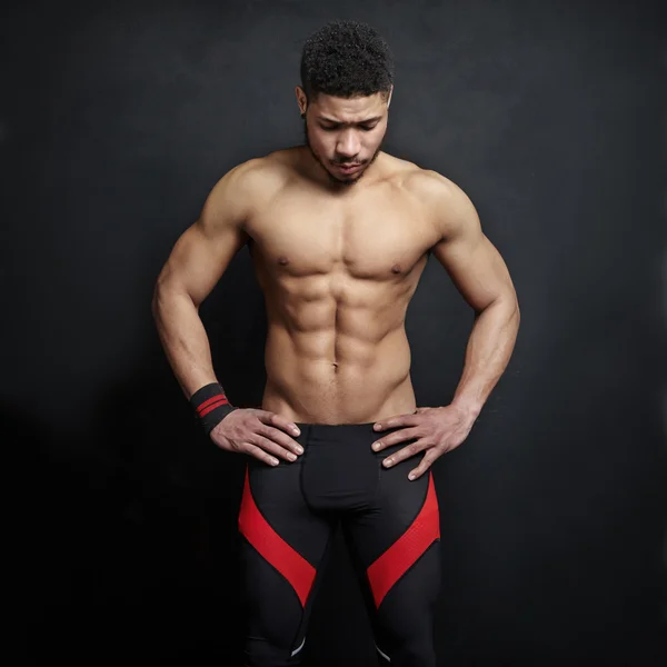 Athletic man over wall — Stock Image Athletic man over wall Stock Picture
