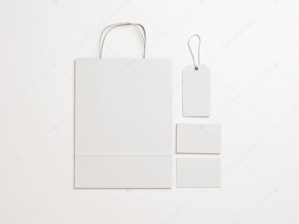 White branding elements Set