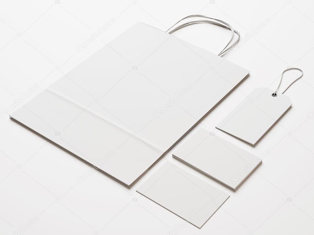 White branding elements Set