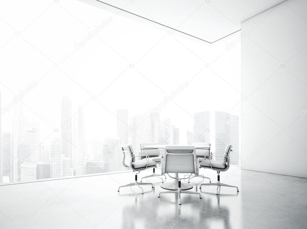 White meeting room