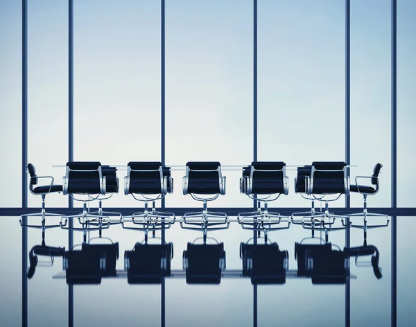 Modern office interior with windows. — Stock Photo, Image