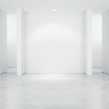 Açık alan Galeri beyaz