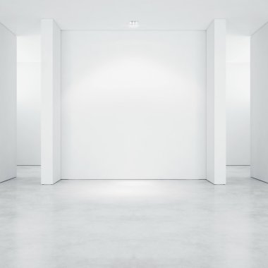 White open space gallery clipart