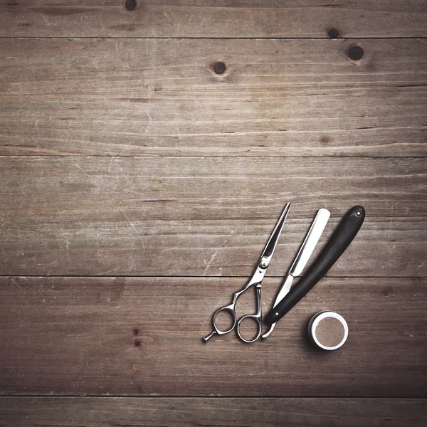 Vintage barber tools — Stock Photo, Image