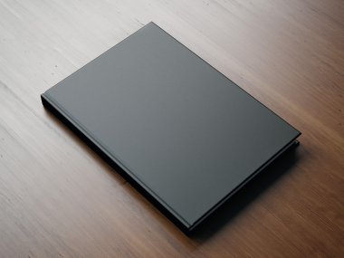 Boş küçük kara kitap alay