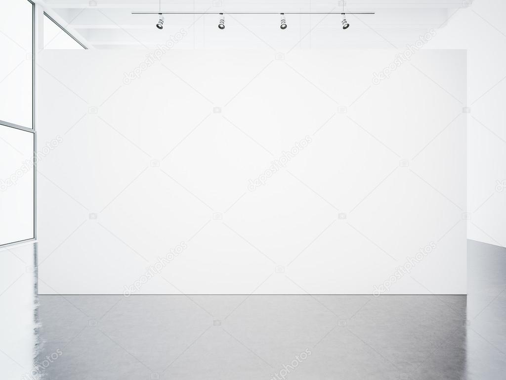 3D Render mockup of four square white plastic empty frame with paper border  inside and gray space on gray wall. Border template creative project conce  Stock Photo - Alamy