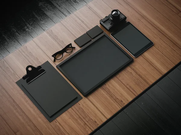 Conjunto dos elementos em branco da empresa — Fotografia de Stock