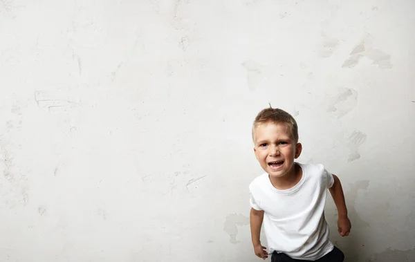 Niño muy molesto — Foto de Stock