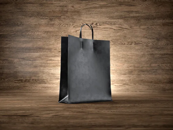 Blank craft shopping bag — Stock Photo, Image