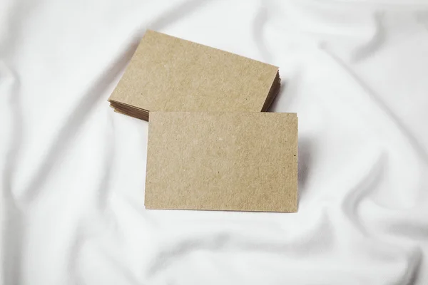 Blanks craft business cards — ストック写真