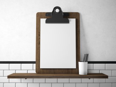 Boş beyaz tablet