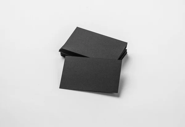 Cartões pretos — Fotografia de Stock