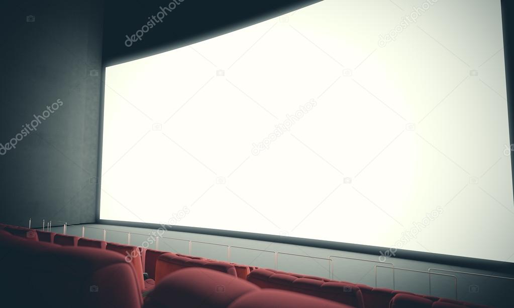 Empty cinema screen