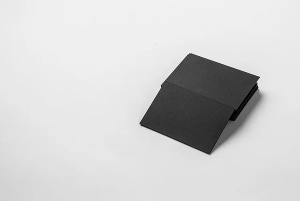 Blank black  business cards — Stock Photo, Image