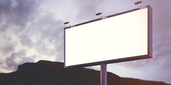 Tom billboard tecken — Stockfoto