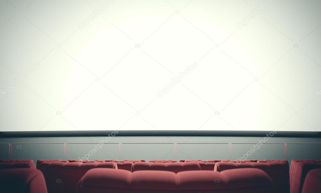 Empty cinema screen