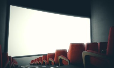 boş sinema ekranı