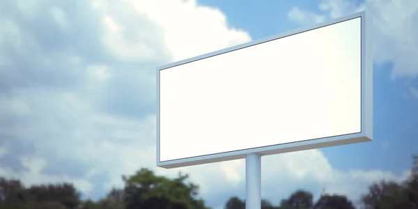 Boş billboard işareti — Stok fotoğraf