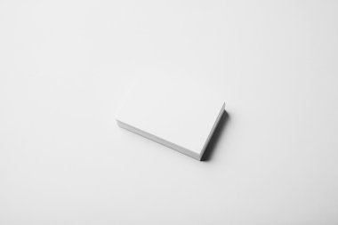 Boş boş kartvizit yığını