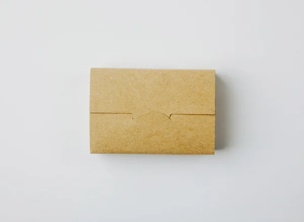 Foto de caixa de cartões de artesanato — Fotografia de Stock